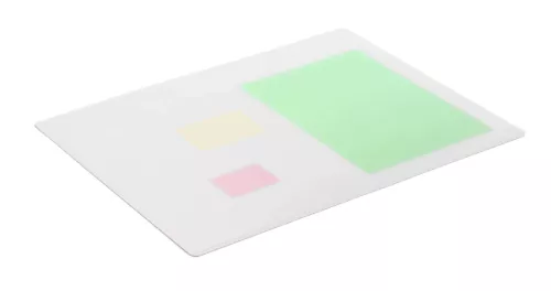 Skrivbordsunderlägg 53x40 präglad dekorkant PP