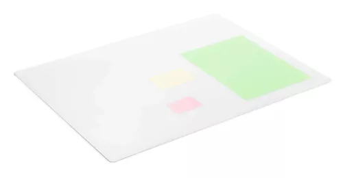 Skrivbordsunderlägg 65x50 präglad dekorkant PP
