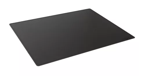 Skrivbordsunderlägg 53x40 präglad dekorkant PP – Svart
