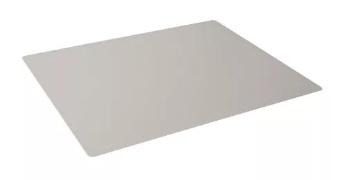 Skrivbordsunderlägg 53x40 präglad dekorkant PP – Grå