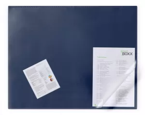 Skrivunderlägg 65 x 52 heltäckande klaff – Mörkblå