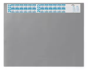 Skrivunderlägg 65 x 52 med årskalender – Grå