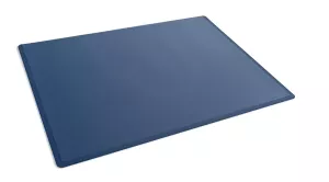 Skrivunderlägg 53 x 40 med transparent klaff PP – Mörkblå