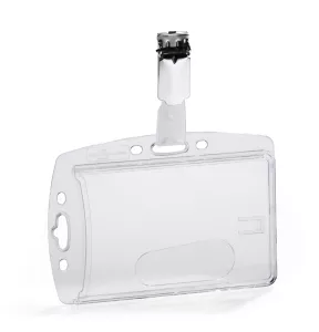 ID-korthållare SLUTEN m clips för 1 kort  (8005),  1-pack