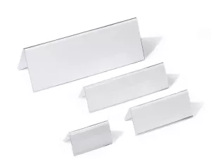 Bordsskylt 61x210 mm akryl