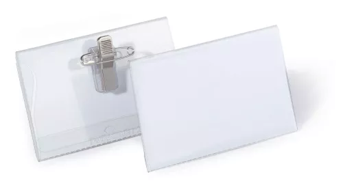 Namnskylt 54x90,  nål/klämfäste
