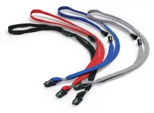 Textilhalsband 10 mm – Blå