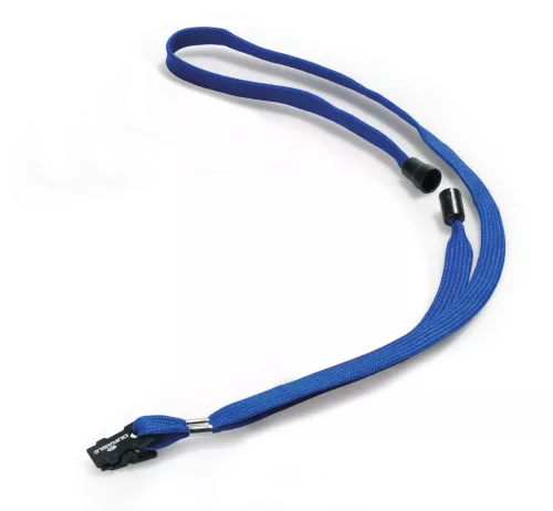 Textilhalsband 10 mm – Blå