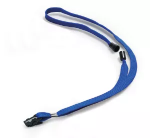 Textilhalsband 10 mm – Blå