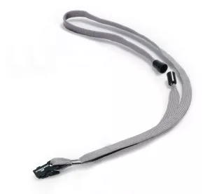 Textilhalsband 10 mm – Grå