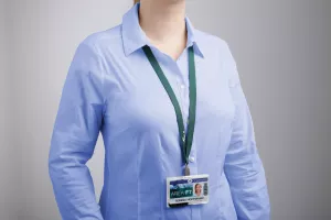 Textilhalsband SOFT COLOUR – Petrolgrön
