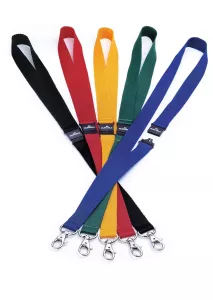 Textilhalsband 20 mm – Blå