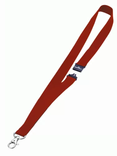 Textilhalsband 20 mm – Röd