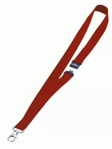 Textilhalsband 20 mm – Röd