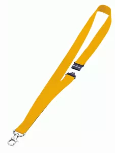 Textilhalsband 20 mm – Gul