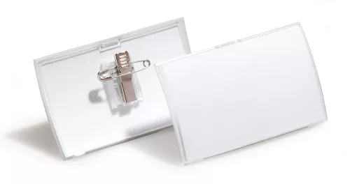 Namnskylt CLICK FOLD 40x75,nål/klämma