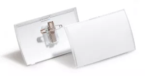 Namnskylt CLICK FOLD 40x75,nål/klämma