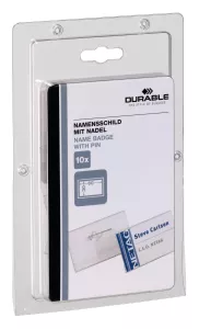 Namnskylt 30x60, nålfäste 5-pack