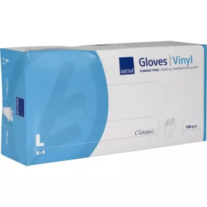 ​ABENA Classic Undersökningshandske Vinyl Puderfri L