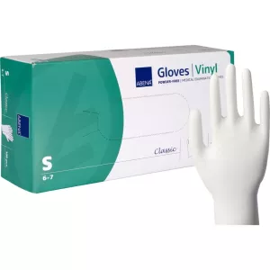 ​ABENA Classic Undersökningshandske Vinyl Puderfri S