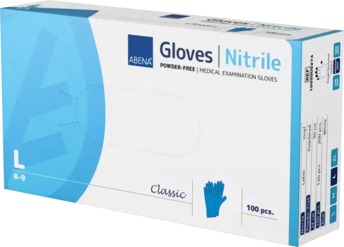 ​Abena Nitril Classic Svart Opudrad L
