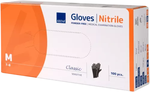 Abena Nitril Classic Svart Opudrad M