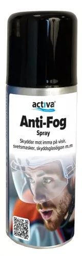 Activa Anti-Fog 220 ml – imskyddsspray för glas och speglar med snabbverkande formula som förhindrar imma men ger klar sikt och en ränderfri yta, anpassad för badrum, fordon och andra glasytor