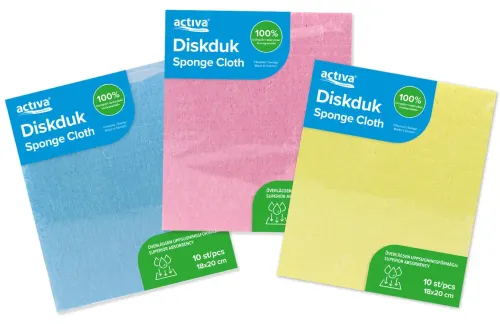 Activa Diskduk Blå 10-pack