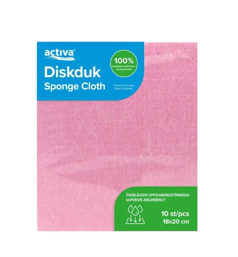 ​Activa Diskduk Röd 10-pack