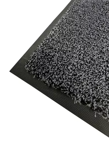 Activa Micro Plus entrématta grå 90x150 cm – högabsorberande och slitstark matta för att stoppa smuts och fukt i entréer