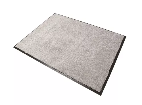 Activa Soft entrématta i ljusgrått 90x150 cm – slitstark entrématta med smuts- och fuktabsorberande yta som hjälper till att hålla golv rena i entréer och offentliga miljöer, anpassad för daglig användning i kontor, receptioner