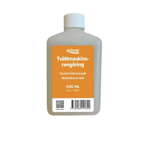 Activa tvättmaskinrengöring 500 ml – effektivt rengöringsmedel för att hålla tvättmaskinen ren och fräsch