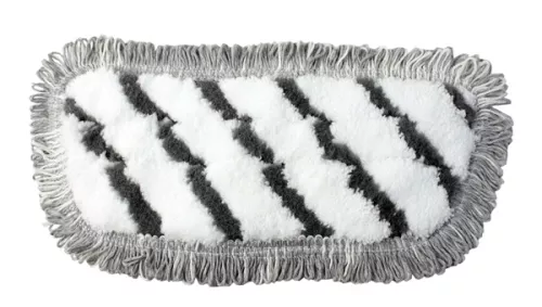 Activa White mikrofibermopp 30 cm, vit mopp för skonsam rengöring av släta golvytor, lämplig för både våt- och torrmoppning