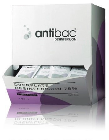 Antibac ytdesinfektionservetter 150-pack – alkoholdränkta engångsdukar för effektiv desinfektion av ytor inom vård och hygienmiljöer