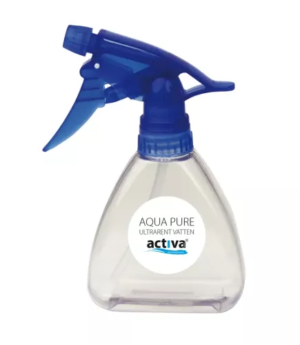 Aqua Pure sprayflaska 300 ml – kompakt sprayflaska med finfördelande munstycke för jämn applicering av rengörings- och hygienlösningar