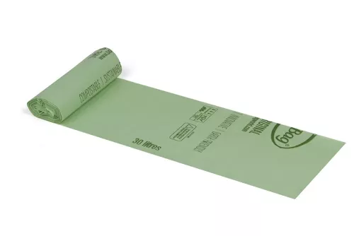 Komposterbar avfallspåse BioBag 30 liter – miljövänlig påse för matavfall och organiskt avfall