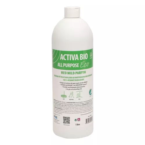 Activa Bio All Purpose Avfettning 1L – miljövänlig och effektiv rengöring för olja, fett och smuts