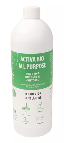 Activa Bio All Purpose avfettning 1L – miljövänligt och kraftfullt rengöringsmedel för fett, olja och smuts på alla ytor