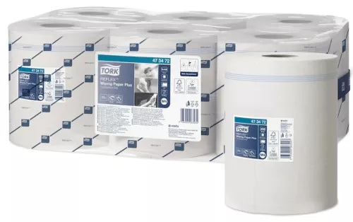 Avtorkningspapper Tork Reflex Plus Mini Advanced – kompakt och absorberande centrummatad rulle för precis och hygienisk avtorkning i kök och arbetsmiljöer