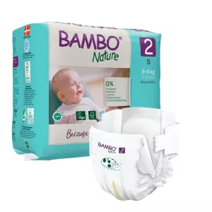 Bambo Nature Blöja Tejp 2, 3–6 kg