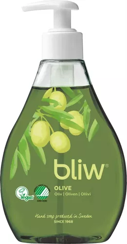 Bliw pump tvål Oliv 300 ml – mild och återfuktande handtvål med fräsch doft av oliv