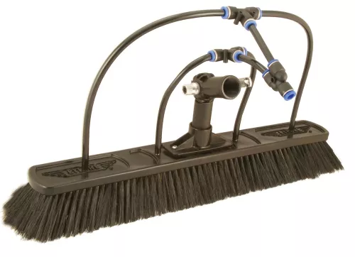 Ettore Aquaclean borste 45 cm – bred fönsterputsborste med vattenföring för effektiv rengöring av stora glasytor med teleskopsystem