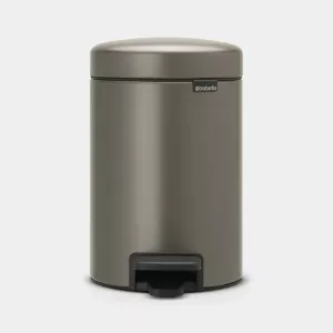 ​Brabantia NewIcon Pedal Bin 3L Platinum
