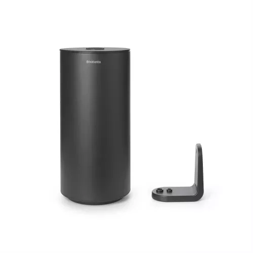 Brabantia toalettpappershållare väggmonterad mineral grå – stilren dispenser med praktisk design, enkel montering och hygienisk förvaring för moderna badrum
