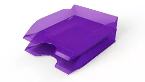 ​Brevkorg BASIC A4 – Transparent lila