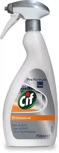 Cif Pro Formula Oven & Grill Cleaner 750 ml – kraftfullt rengöringsmedel för effektiv borttagning av fastbränd mat och fett på ugnar och grillar