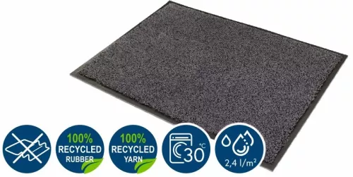 Cosmos entrématta beige 80×150 cm – stilren och slitstark dörrmatta som effektivt fångar upp smuts och fukt i entréer och gångstråk