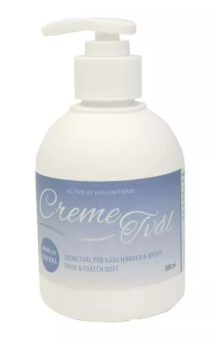 Cremetvål Activa Free 300 ml – mild och parfymfri handtvål för känslig hud i offentliga och professionella hygienmiljöer