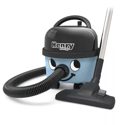 Dammsugare Numatic Henry Allergy ljusblå 6 L – allergivänlig dammsugare med HEPA-filter och hög sugeffekt för hem och professionell rengöring