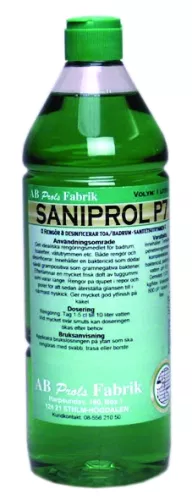 Prols Saniprol P7 1L – effektiv ytdesinfektion med rengörande egenskaper för professionell hygien